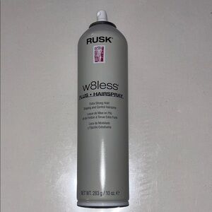 Rusk W8less Plus Hairspray -Full Brand New